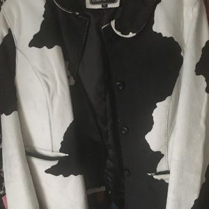 Leather Jacket  with cow skin XL Brand new